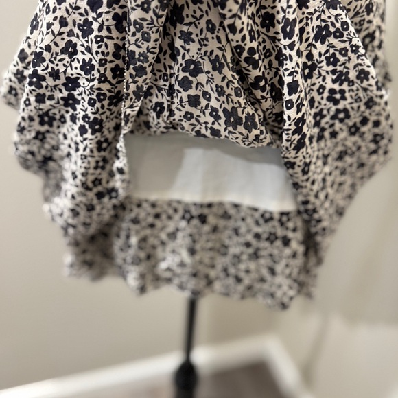 Sanctuary Black & Cream Dress  Women's Medium feminine  Bohemian romantic - Picture 4 of 8